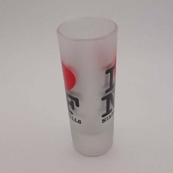 I Love Niagara Falls Smoked Shot Glass - Picture 4 of 12